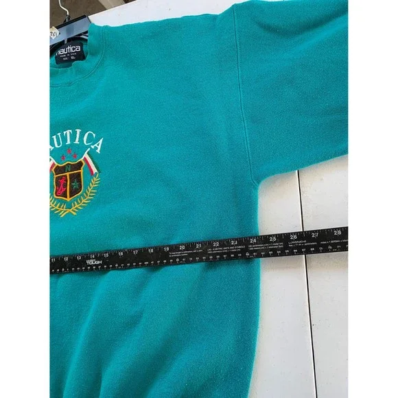 Vintage 90s Nautica Embroidered Pullover Sweatshirt size XL - Picture 7 of 9